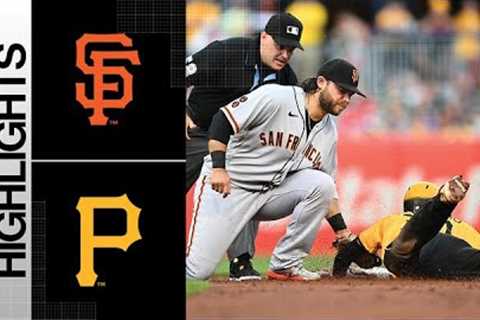 Giants vs. Pirates Game Highlights (7/14/23) | MLB Highlights