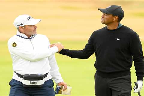 I got a job with Tiger Woods after being his ‘s***house saviour’ in the toilets – now I’m caddying..