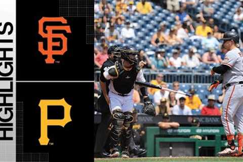 Giants vs. Pirates Game Highlights (7/16/23) | MLB Highlights