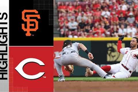 Giants vs. Reds Game 1 Highlights (7/18/23) | MLB Highlights