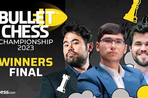 Hikaru v Alireza in Winners Final as Magnus Fights to Survive | Bullet Chess Championship 2023 Day 4