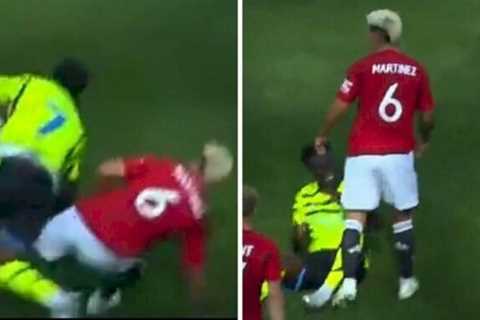 Controversy Erupts: Lisandro Martinez’s Dangerous Challenge On Bukayo Saka