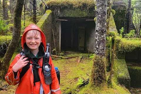 Camping in an Abandoned WWII Army Base in Remote Alaskan Rainforest