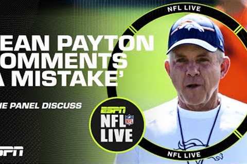 Sean Payton calls comments on Broncos & Jets was ‘a mistake’ | NFL Live