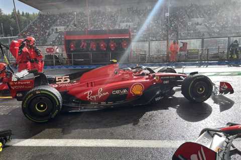 Carlos Sainz P4, Charles Leclerc P5 in Circuit de Spa-Francorchamps Sprint