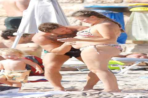 Conor McGregor Shows PDA with Pregnant Fiancée Dee Devlin on French Beach