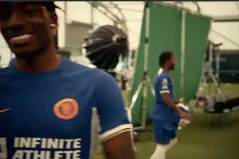 Sky Sports LEAK Chelsea shirt with new sponsor in huge behind the scenes video gaffe before..