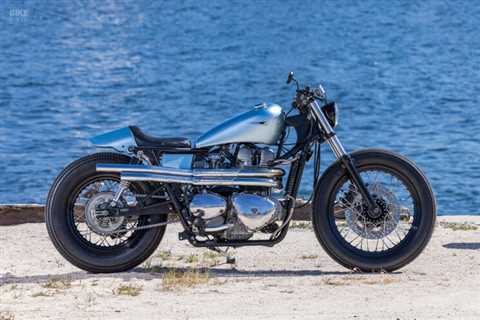 Ocean Breeze: A custom Triumph Bonneville T100 by Heiwa MC