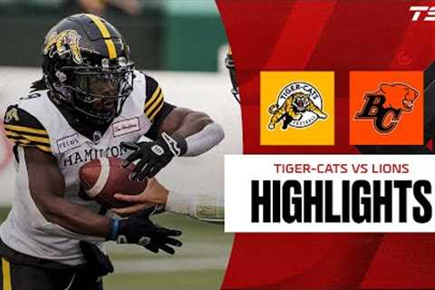 CFL Week 12: Hamilton Tiger-Cats vs. BC Lions - Full Highlights