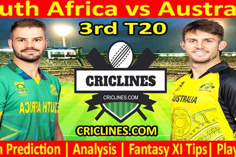 Today Match Prediction-SA vs AUS-Dream11-3rd T20 Match-2023-Who Will Win