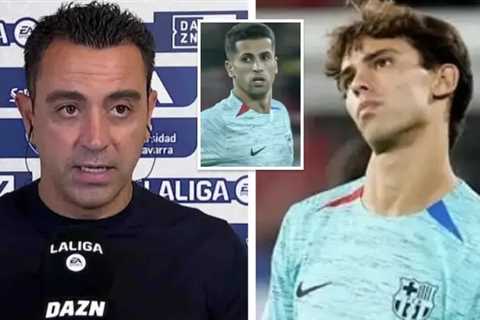 Xavi shares honest opinion on Joao Cancelo and Joao Felix debuts. -E360hubs