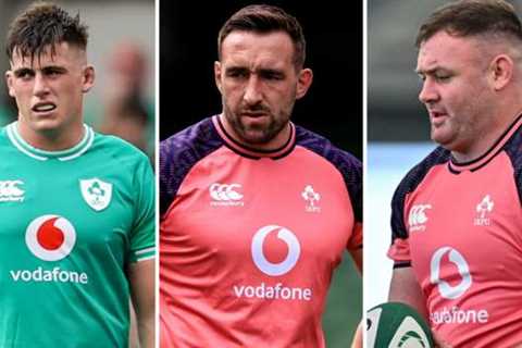 Rugby World Cup 2023: Ireland forwards trio ruled out of Romania game