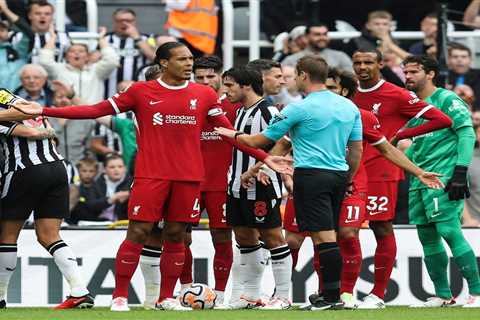 Virgil van Dijk hit with extended ban and hefty fine over outburst at referee