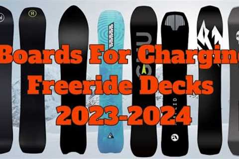 The Top 5 Freeride Snowboards of 2023-2024