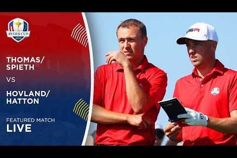 LIVE | Fowler/Morikawa vs Lowry/Straka | Featured Match | 2023 Ryder Cup Day 1