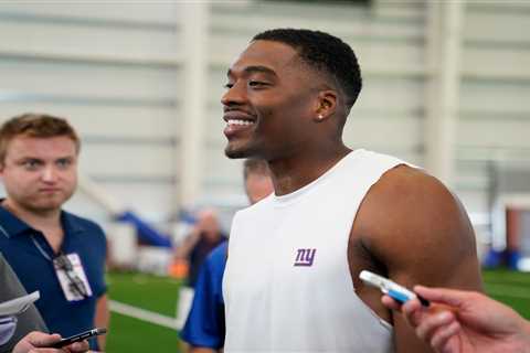 Giants' Jason Pinnock jokes Odell Beckham Jr. 'might've been a little jealous' of 1-handed INT