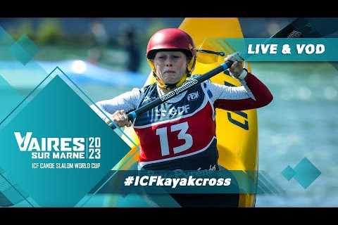 Kayak Cross: Heats / 2023 ICF Canoe-Kayak Slalom World Cup Vaires Sur Marne Paris France