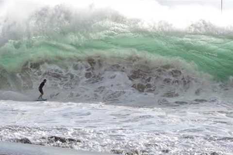 Scoring MASSIVE swell in Maui !!! PSYCHO Shorebreak with Clay Marzo !!! XXL !!!