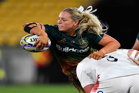 ‘We put it to them’: Wallaroos see bright side despite England rout as Codey sent off