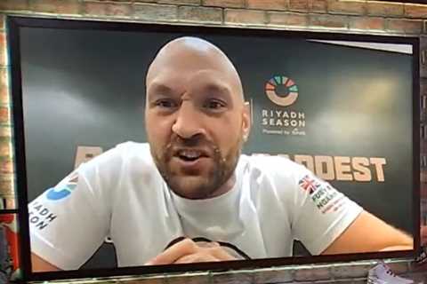 TYSON FURY in X-rated outburst leaving Ariel Helwani flustered as Gypsy King offers to send..