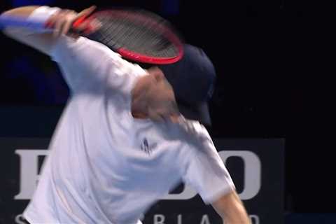 Andy Murray Smashes Racket in Frustration After Tough Loss