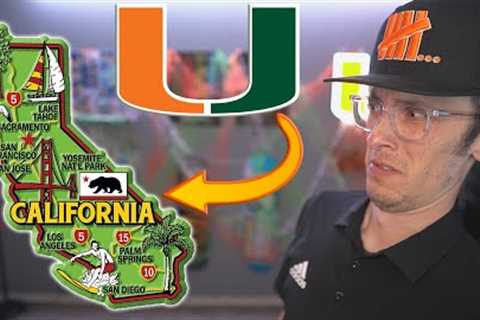 Miami Hurricanes Play Away Game on WEST COAST in 2024 - NEW ACC Schedule Released