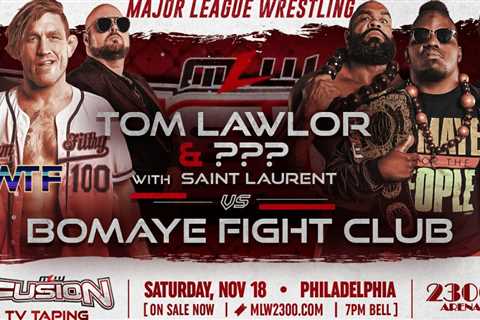 Tom Lawlor Teaming With Mystery Partner At 11/18 MLW FUSION Taping