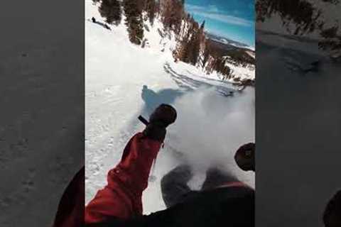 GoPro | Skiing a Hidden Line at Mammoth Mountain 🎬 Chris Benchetler #Shorts