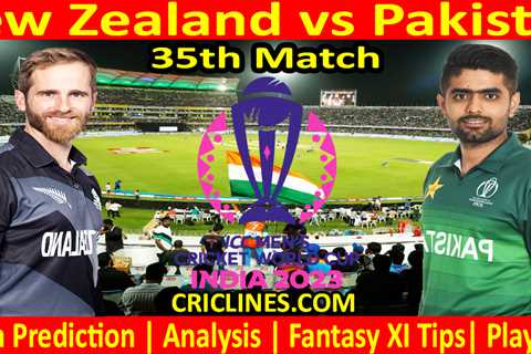 Today Match Prediction-New Zealand vs Pakistan-ODI Cricket World Cup 2023-35th Match-Who Will Win