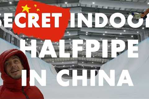 Burton trip to China - Riding the secret indoor halfpipe - Mark McMorris