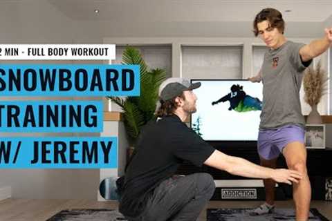 Workout Like A PRO Snowboarder | 12min Home Workout (No Equipment Needed)