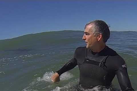 Great White Shark Surprises Solitary Surfer