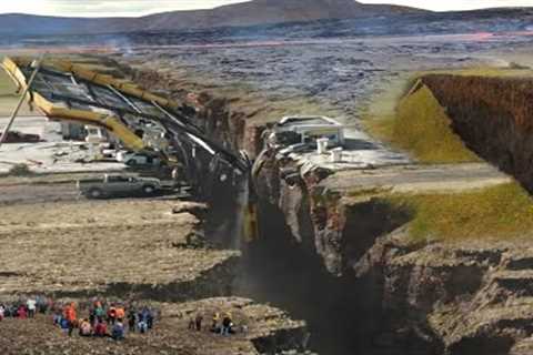 1485 Earthquakes per Day, due to magma flows under Fagradalsfjall Volcano, Iceland.