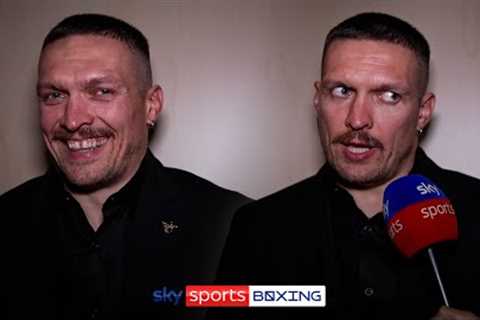 I'm already in Fury's head! 😱  Oleksandr Usyk REACTS to Tyson Fury fight announcement