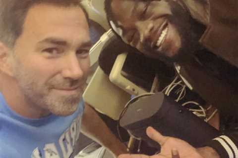 Eddie Hearn and Deontay Wilder Set Aside Feud During Awkward Ten-Hour Flight Together