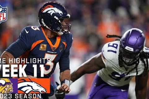 Minnesota Vikings vs. Denver Broncos | 2023 Week 11 Game Highlights