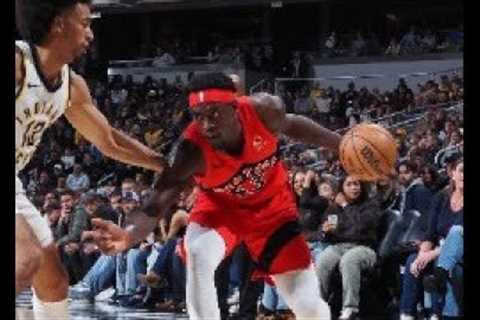 #Raptors edge Pacers by 1 in a high scoring entertaining contest. #PascalSiakam cooks IST team Indy.