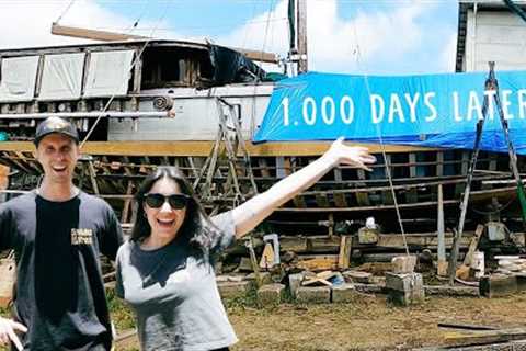 1.000 days into a WOODEN SAILBOAT REFIT and this is where we are — Sailing Yabá 161