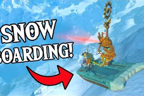 Taking Monsters SNOWBOARDING! | Zelda: Tears of the Kingdom