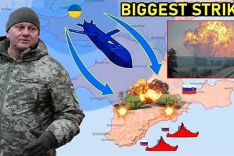 Impossible! Ukrainians FOUND & DESTROYED RUSSIAN MAIN BASE IN CRIMEA from 300 KM..