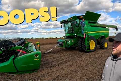 The John Deere does NOT eat SHEET METAL!