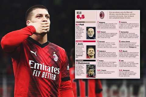 GdS: Milan player ratings for Frosinone win