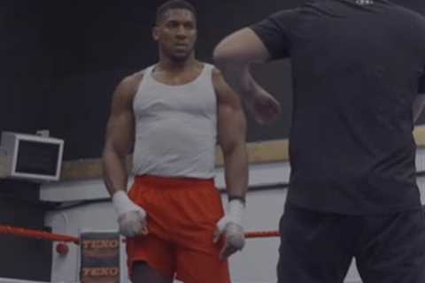 Fans in Awe as Anthony Joshua Reveals Behind-the-Scenes Footage of Training Camp