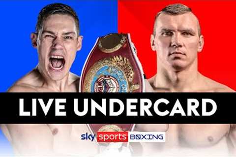 LIVE BOXING! Chris Billam-Smith v Mateusz Masternak  Live Undercard