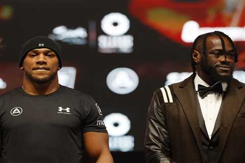 Anthony Joshua's 'Fear' of Deontay Wilder Revealed, Says Bronze Bomber