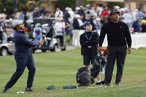 Imagine if Tiger and Charlie Woods win the PNC Championship — Justin Thomas already has