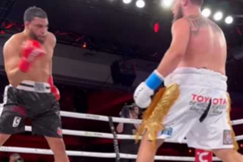 Boxer's Body Malfunctions During Fight, Raises Concerns