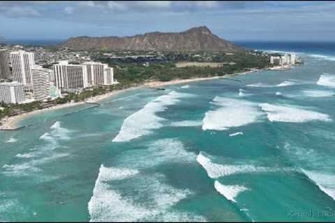 Code Red II Swell Hits Waikiki (July 17, 2022)  4K