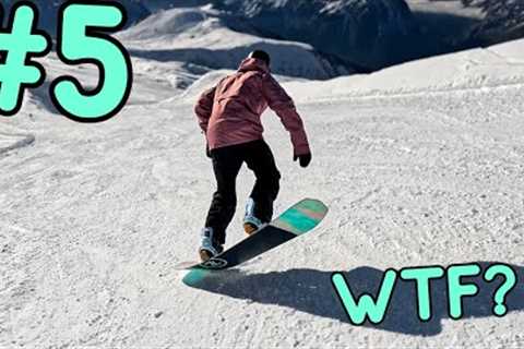 5 DRILL CHALLENGE! (Become a Better Snowboarder)