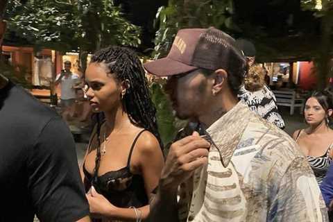 Lewis Hamilton Spotted with Supermodel Juliana Nalu in Brazil